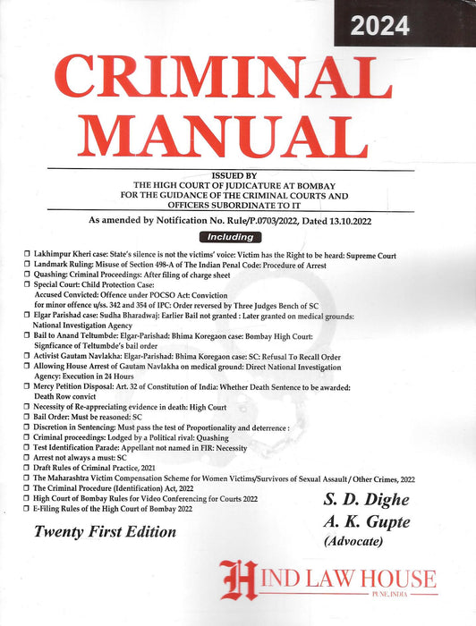 Criminal Manual