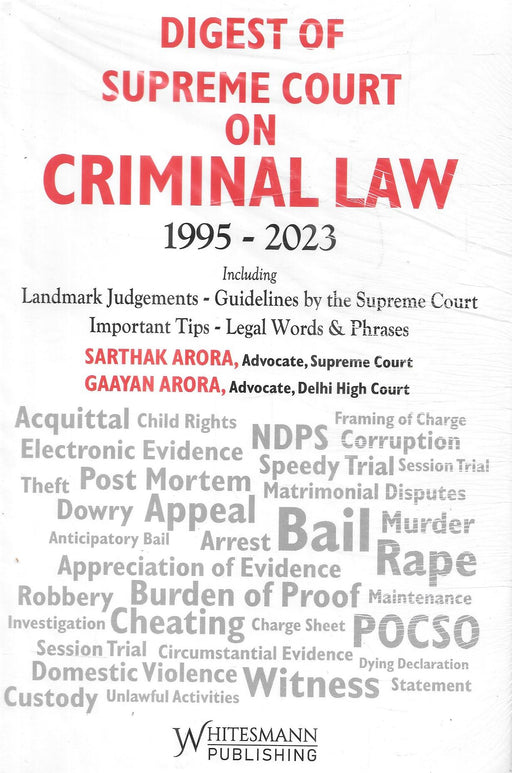 Digest Of Supreme Court On Criminal Law 1995-2023