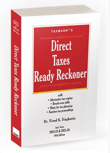 Direct Taxes Ready Reckoner 2024-25