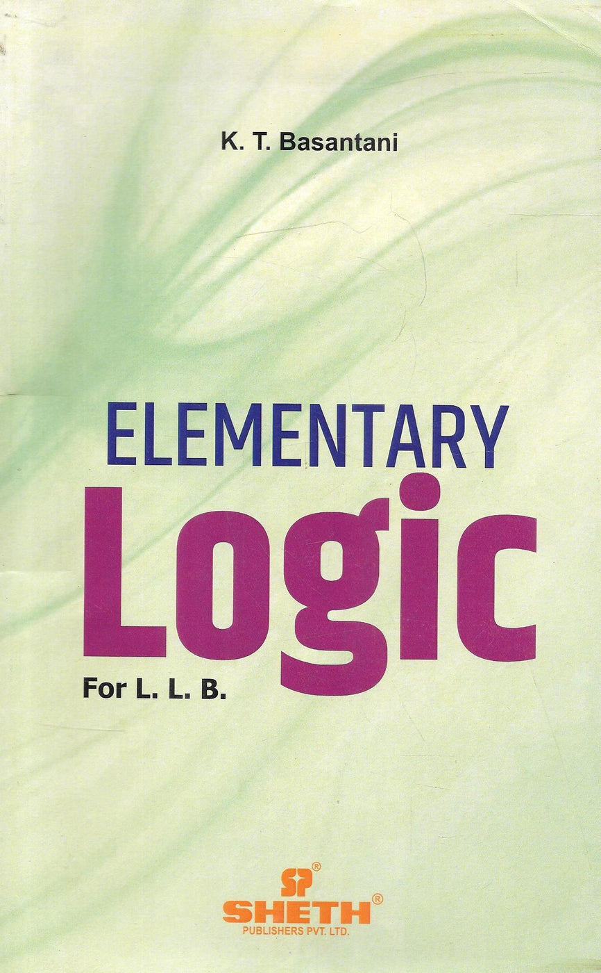 Elementary Logic for LLB – M&J Services - The Eclectic Law Bookstore