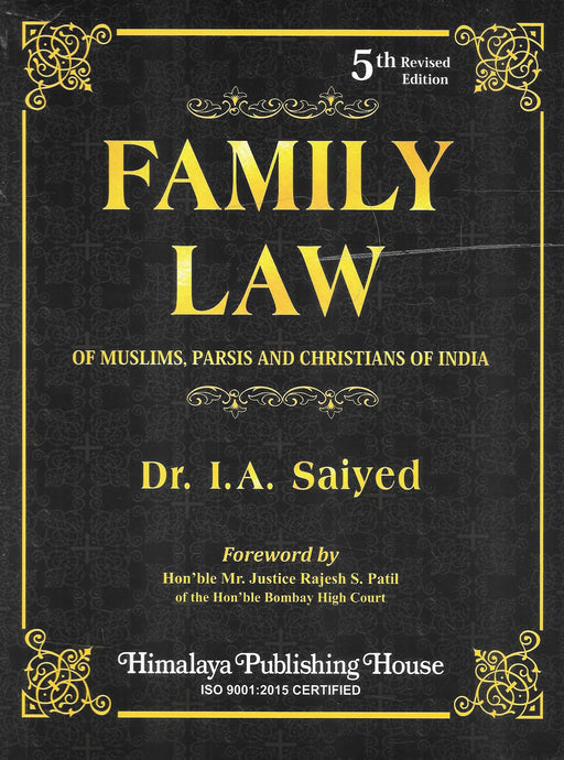 Family Law Of Muslims, Parsis and Christians of India