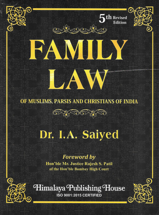 Family Law Of Muslims, Parsis and Christians of India