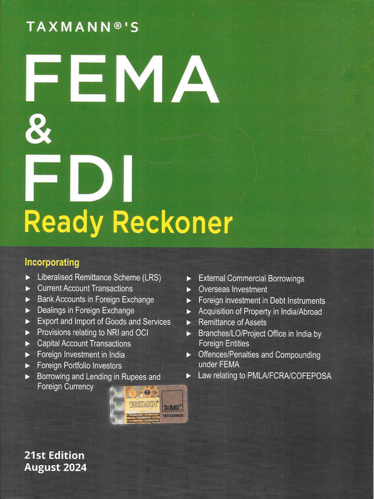 FEMA & FDI Ready Reckoner