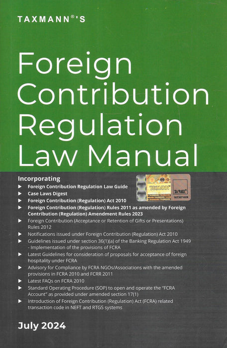 Foreign Contribution Regulation Law Manual