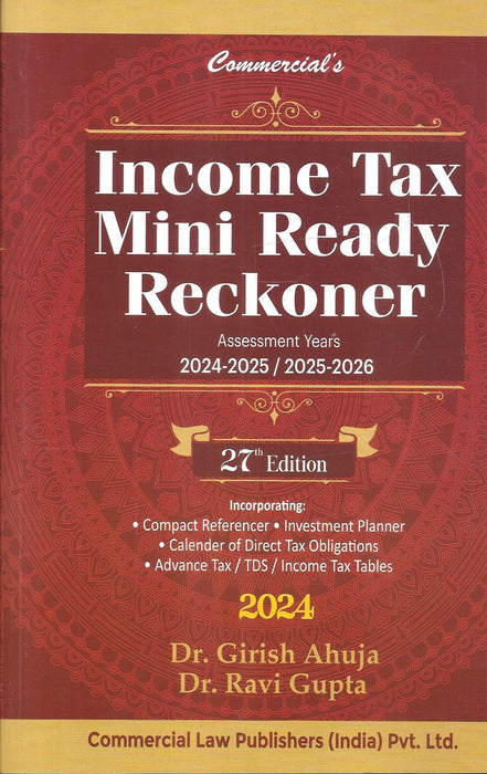 Income Tax Mini Ready Reckoner