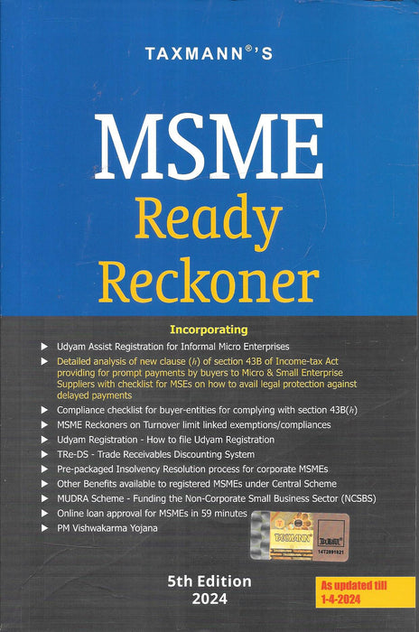 MSME Ready Reckoner