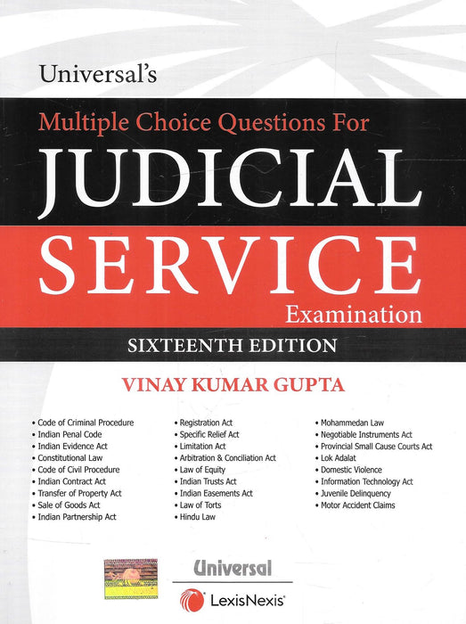 Multiple Choice Questions for Judicial Service Examination