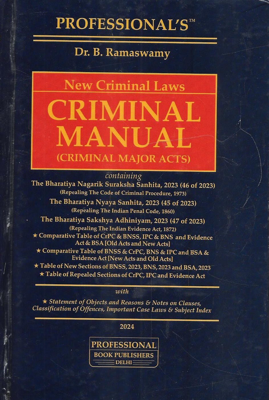 New Criminal Law - Criminal Manual - Pocket – M&J Services - The ...