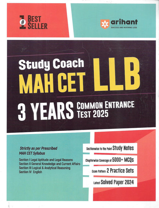 Study Coach MAH CET LLB - 3 year