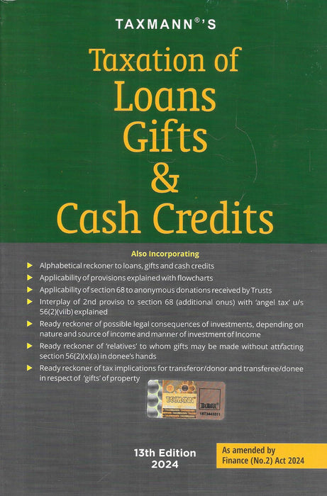 Taxation Of Loans Gifts & Cash Credits