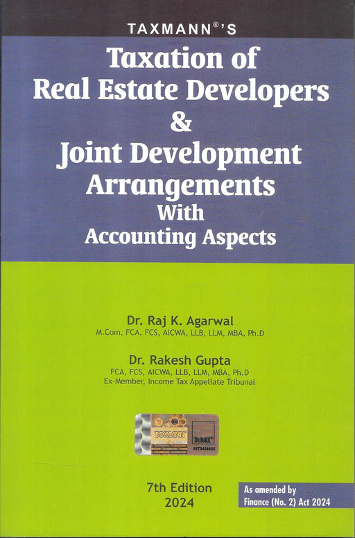 Taxation of Real Estate Developers & Joint Development Arrangements with Accounting Aspects