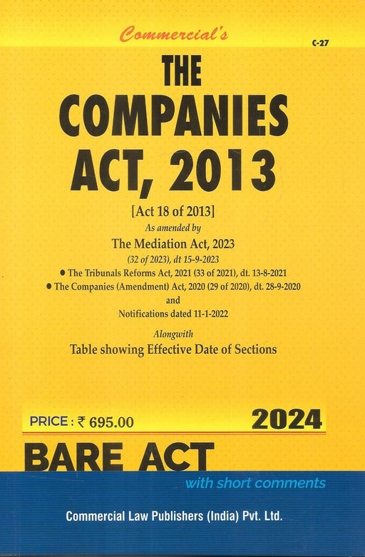 The Companies Act, 2013