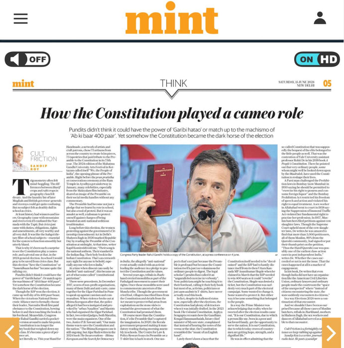 The Constitution of India - Coat Pocket Edn.