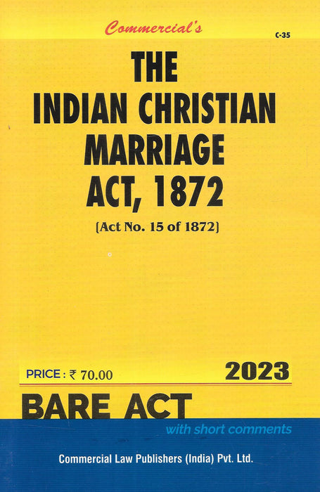 The Indian Christian Marriage Act, 1872