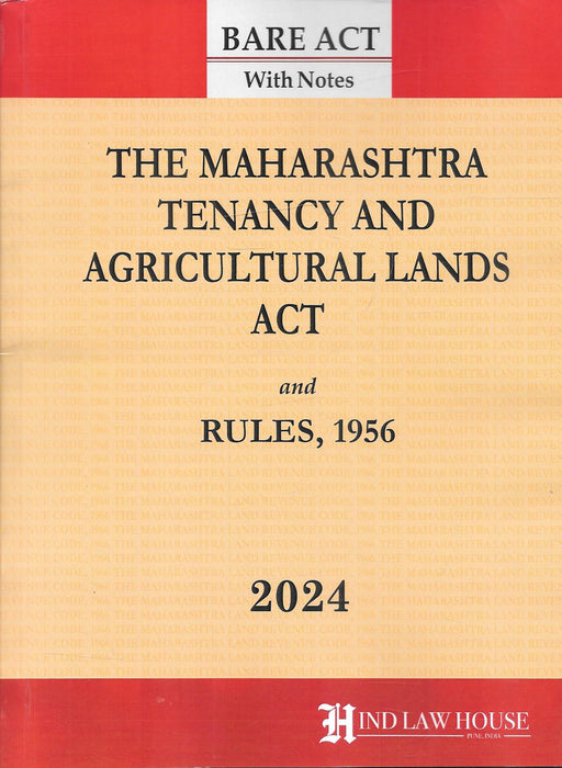 The Maharashtra Tenancy And Agricultural Lands Act And Rules , 1956