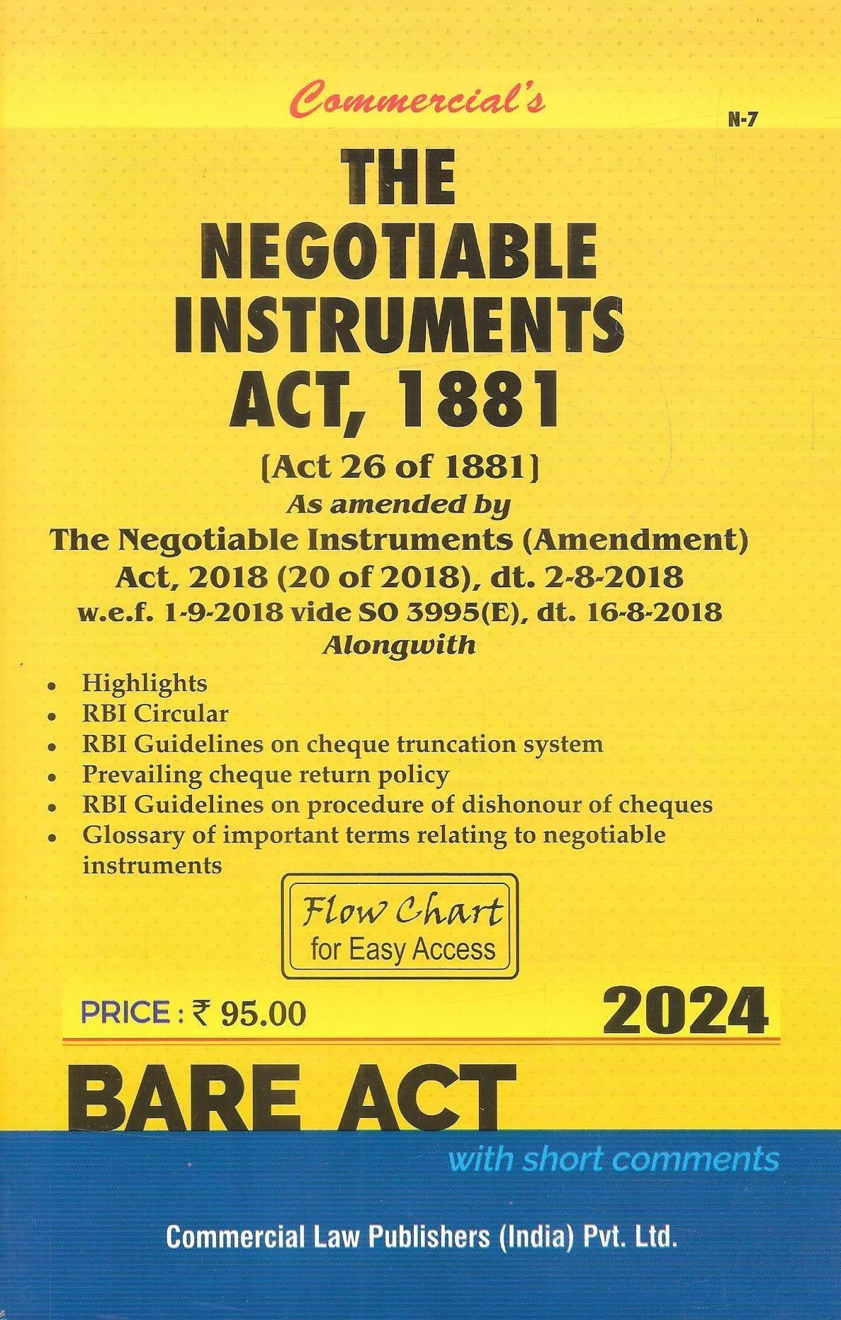 Bare Act - The Negotiable Instruments Act, 1881 – M&J Services - The ...