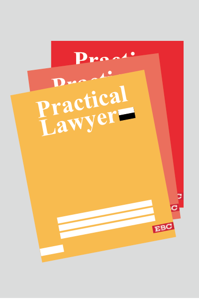 Cover of The Practical Lawyer magazine annual subscription by Eastern Book Company, a practice-focused legal periodical widely read by Indian advocates, litigators, and law professionals for procedural guidance and real-world legal insights.