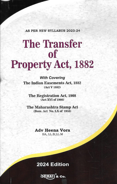 The Transfer of Property Act for BLS and LLB exams