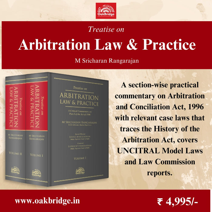 Treatise on Arbitration Law and Practice in 2 vols