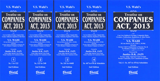 Treatise on Companies Act, 2013 (2nd Edition, 2024) (Set of 4 Volumes)