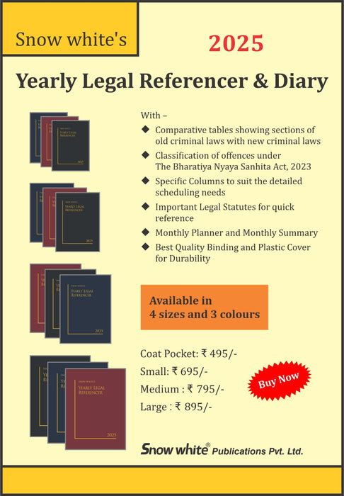 Yearly Legal Referencer and Diary 2025