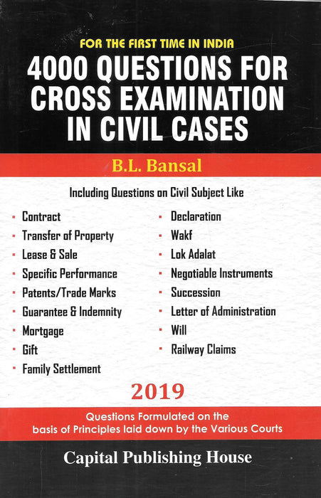 4000 Questions For Cross Examination In Civil Cases