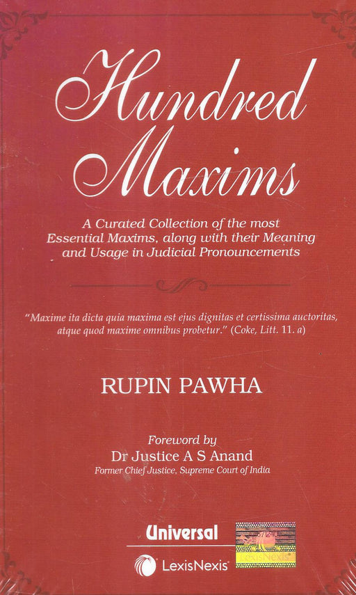 Hundred Maxims A Curated Collection Of The Most Essential Maxims