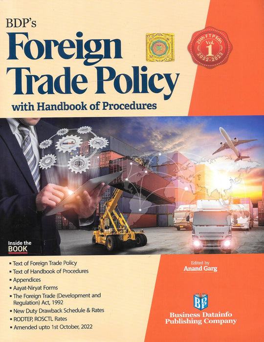 Foreign Trade Policy with Handbook of Procedures