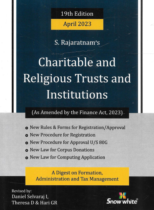 Charitable And Religious Trusts And Institutions