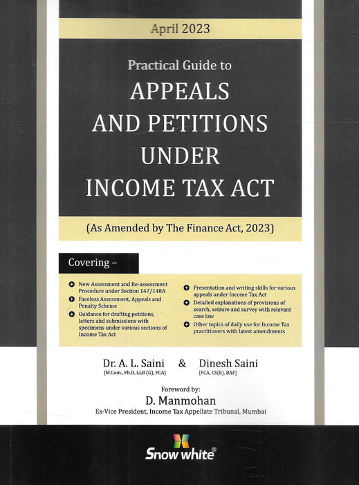 Practical Guide To Appeals And Petitions Under Income Tax Act