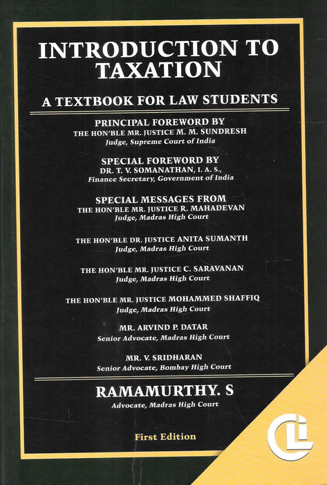 Introduction Taxation A Textbook for Law Students
