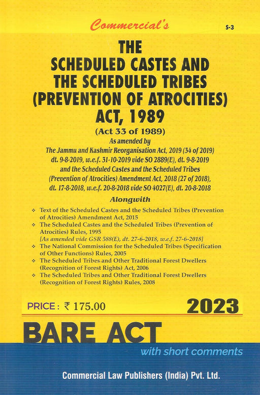 The Scheduled Castes and The Scheduled Tribes (Prevention of Atrocities) Act, 1989