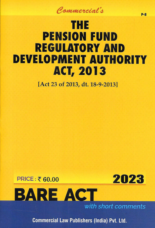 The Pension Fund Regulatory and Development Authority Act, 2013