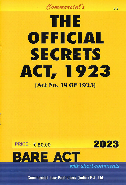 The Official Secrets Act, 1923