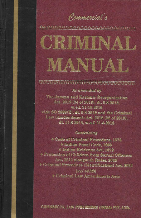 Criminal Manual - Pocket Edition