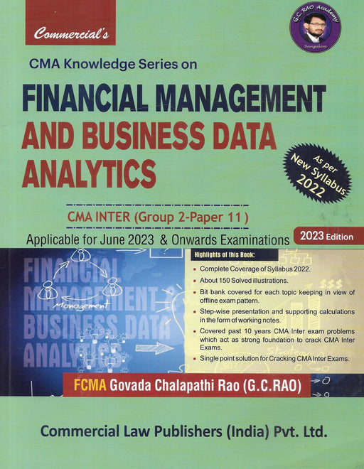 FINANCIAL MANGEMENT AND BUSINESS DATA ANALYTICS - CMA Exams