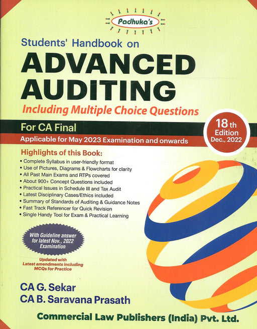Students Handbook on Advanced Auditing including MCQs - CA Final