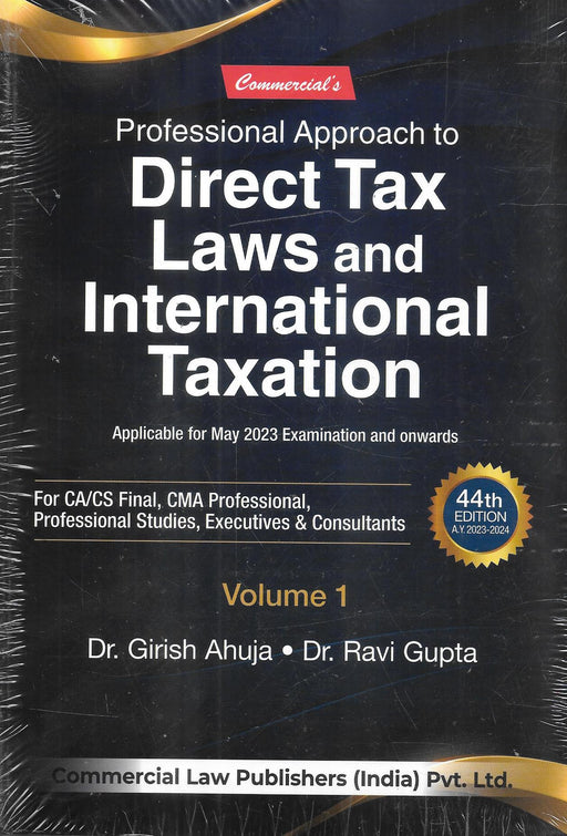 Professional Approach Direct Laws And International Taxation (In 2 Volume)