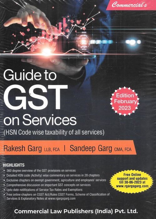 Guide to GST on Services (HSN Code Wise Taxability of all services)