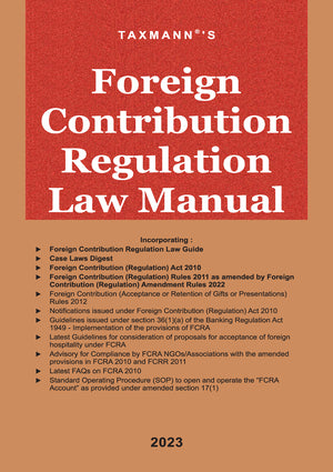 Foreign Contribution Regulation Law Manual