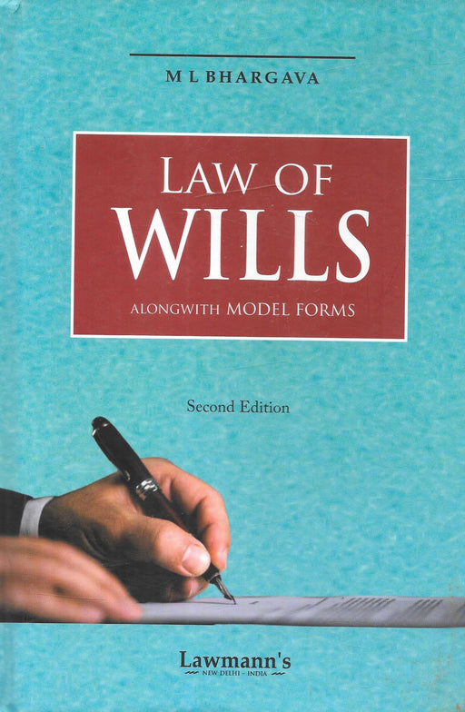 Law Of Wills Alongwith Model Forms