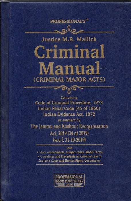 Criminal Manual - Criminal Major Act - Pocket
