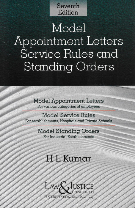 Model Appointment Letters Service Rules And Standing Orders