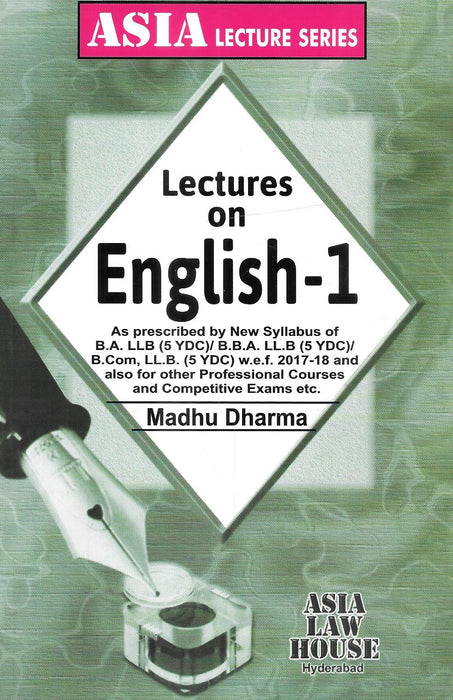 Lectures On English-1