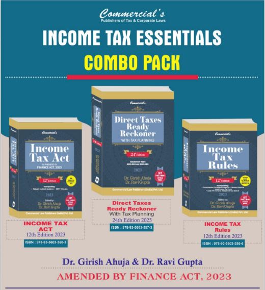 Income Tax Essentials - Combo Pack - Income Tax Act, Income tax Rules and Direct Taxes Ready Reckoner