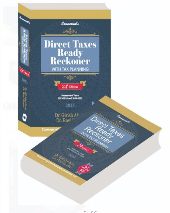 Commercials - Direct Taxes Ready Reckoner 2023 with Tax Planning and free eBook