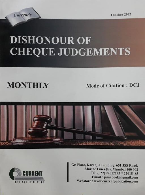 Dishonor of Cheque Judgements