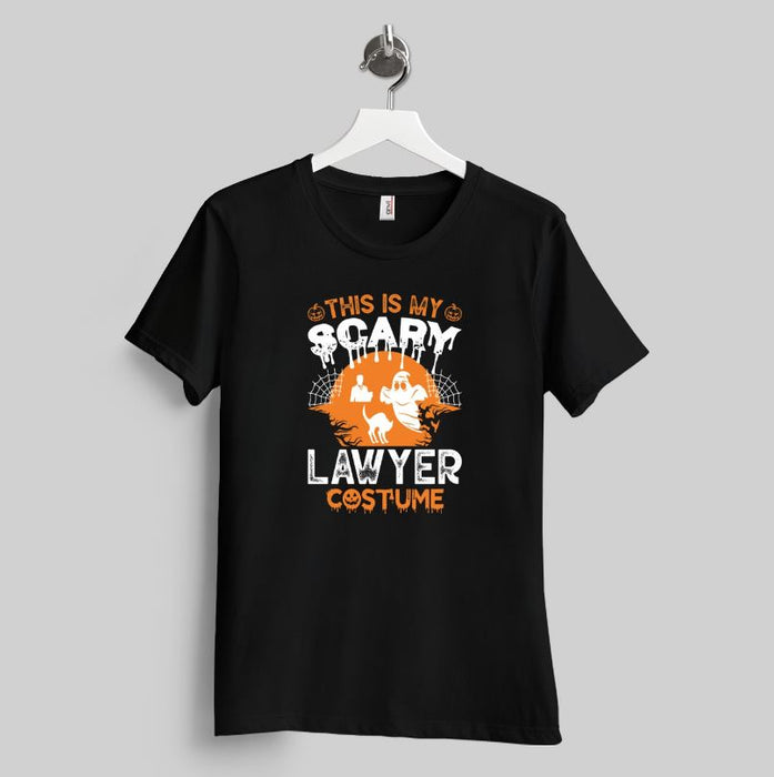 This Is My Scary Lawyer Costume - Men's Cotton T-Shirt