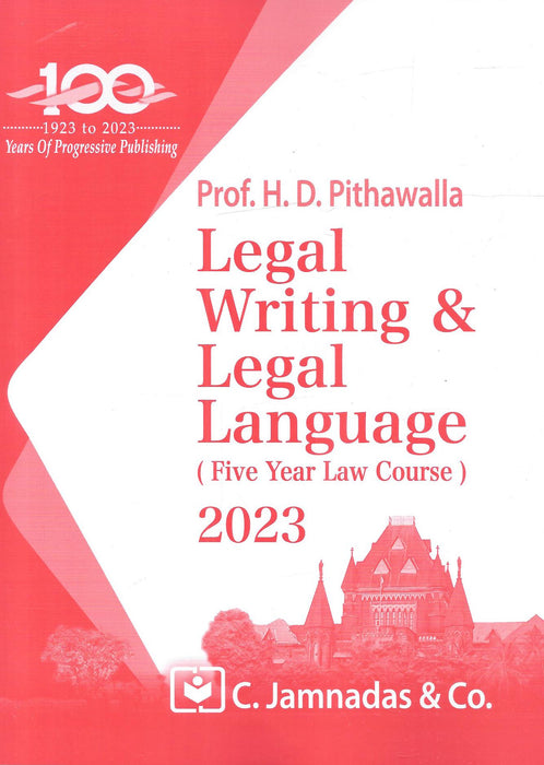 Legal Writing and Legal Language - 5 years Law Course - Jhabvala Series