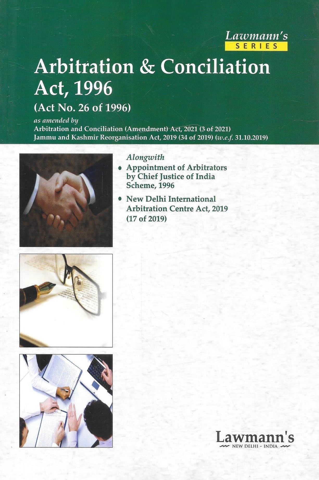 Arbitration and Conciliation Act, 1996 – M&J Services - The Eclectic ...